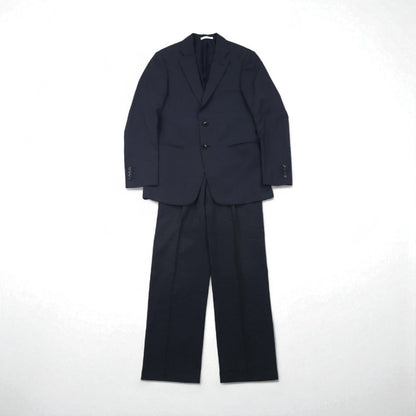 ARMANI COLLEZIONI Italian-made suit, size S, navy wool, GIORGIO