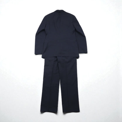 ARMANI COLLEZIONI Italian-made suit, size S, navy wool, GIORGIO