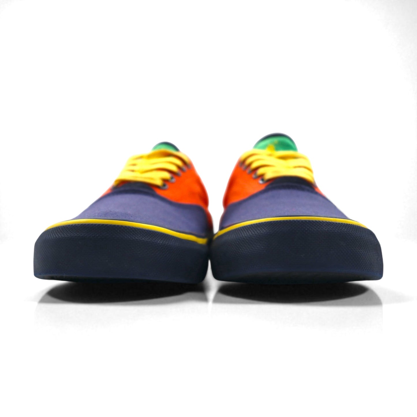 POLO RALPH LAUREN ソートン THORTON Ⅲ-NE キャンバス スニーカー 27cm マルチカラー ロゴワッペン 01087