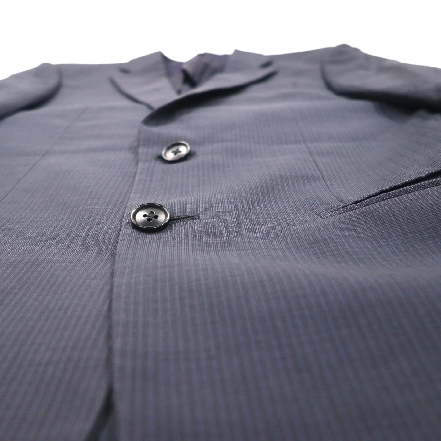 ARMANI COLLEZIONI Italian-made suit, size S, navy wool, GIORGIO