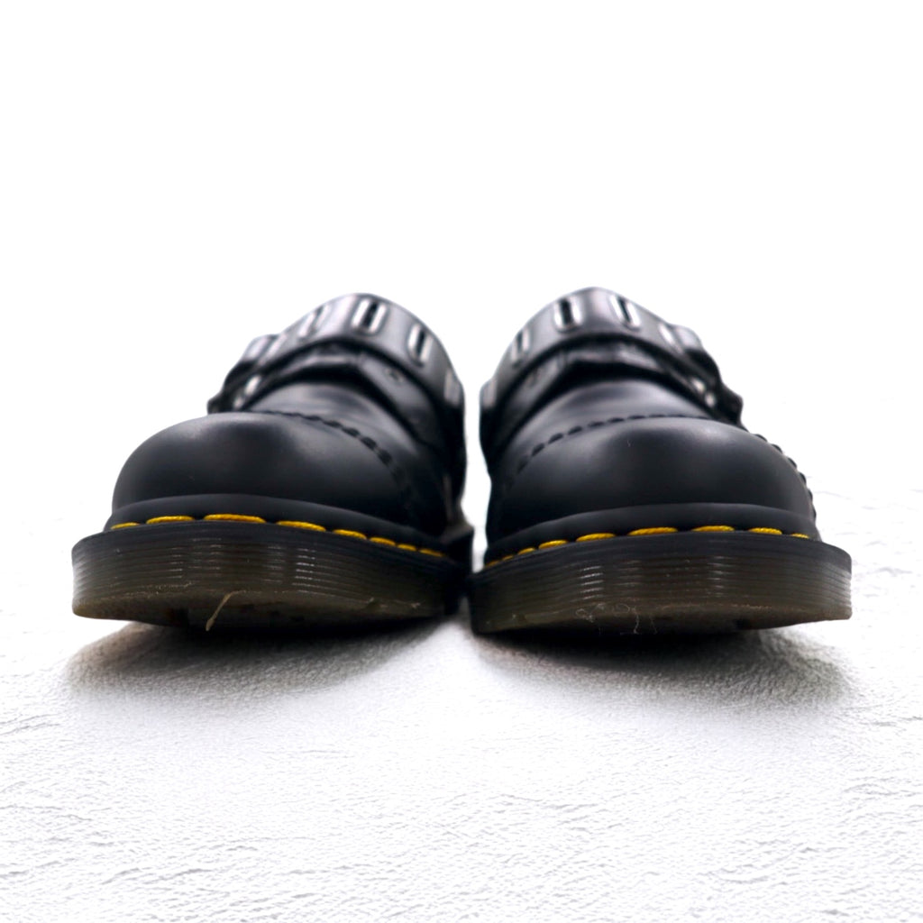 Dr. Martens belt dress shoes 26cm black smooth leather QUYNN LOW BUCKLE LEATHER SHOES 25603001