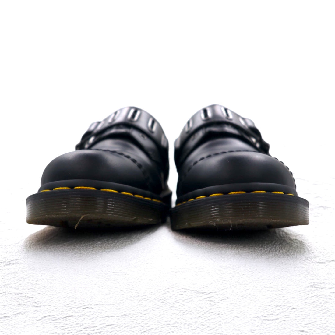 Dr. Martens belt dress shoes 26cm black smooth leather QUYNN LOW BUCKLE LEATHER SHOES 25603001