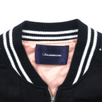 John UNDER COVER Skull Embroidery Quilted Sukajan M Black Rayon JUQ4203 Made in Japan