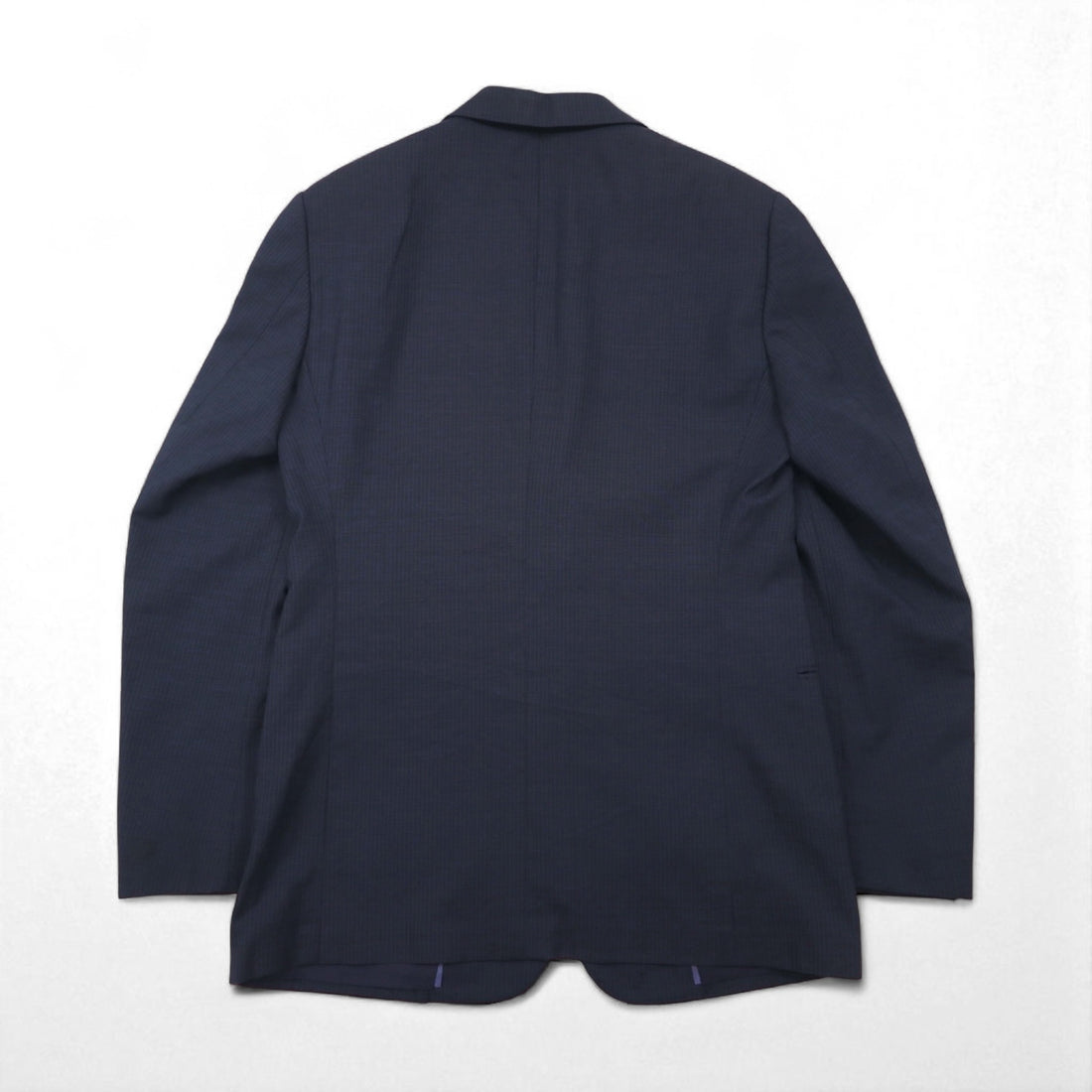 ARMANI COLLEZIONI Italian-made suit, size S, navy wool, GIORGIO