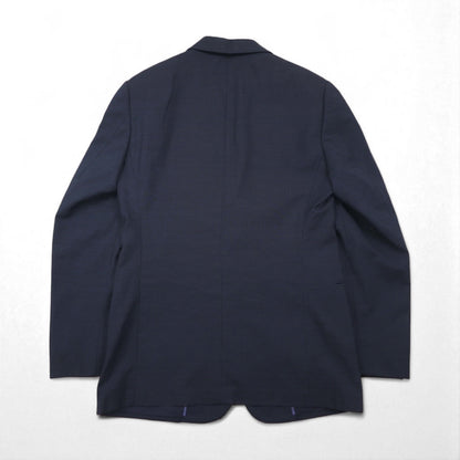 ARMANI COLLEZIONI Italian-made suit, size S, navy wool, GIORGIO