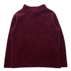 Cabela's High Neck Boa Fleece Pullover, Medium, Bordeaux, Polyester, Acrylic
