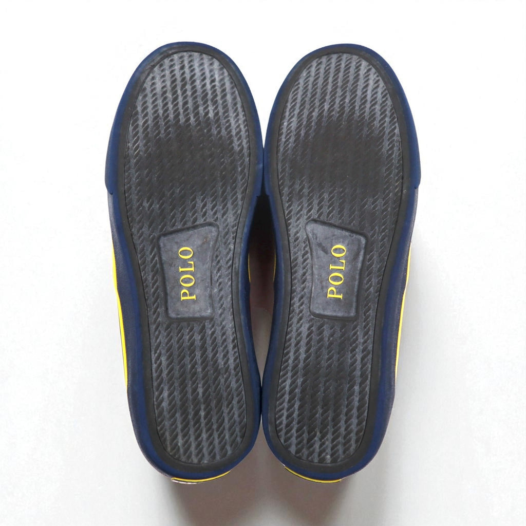 POLO RALPH LAUREN ソートン THORTON Ⅲ-NE キャンバス スニーカー 27cm マルチカラー ロゴワッペン 01087