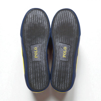 POLO RALPH LAUREN ソートン THORTON Ⅲ-NE キャンバス スニーカー 27cm マルチカラー ロゴワッペン 01087