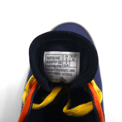 POLO RALPH LAUREN ソートン THORTON Ⅲ-NE キャンバス スニーカー 27cm マルチカラー ロゴワッペン 01087