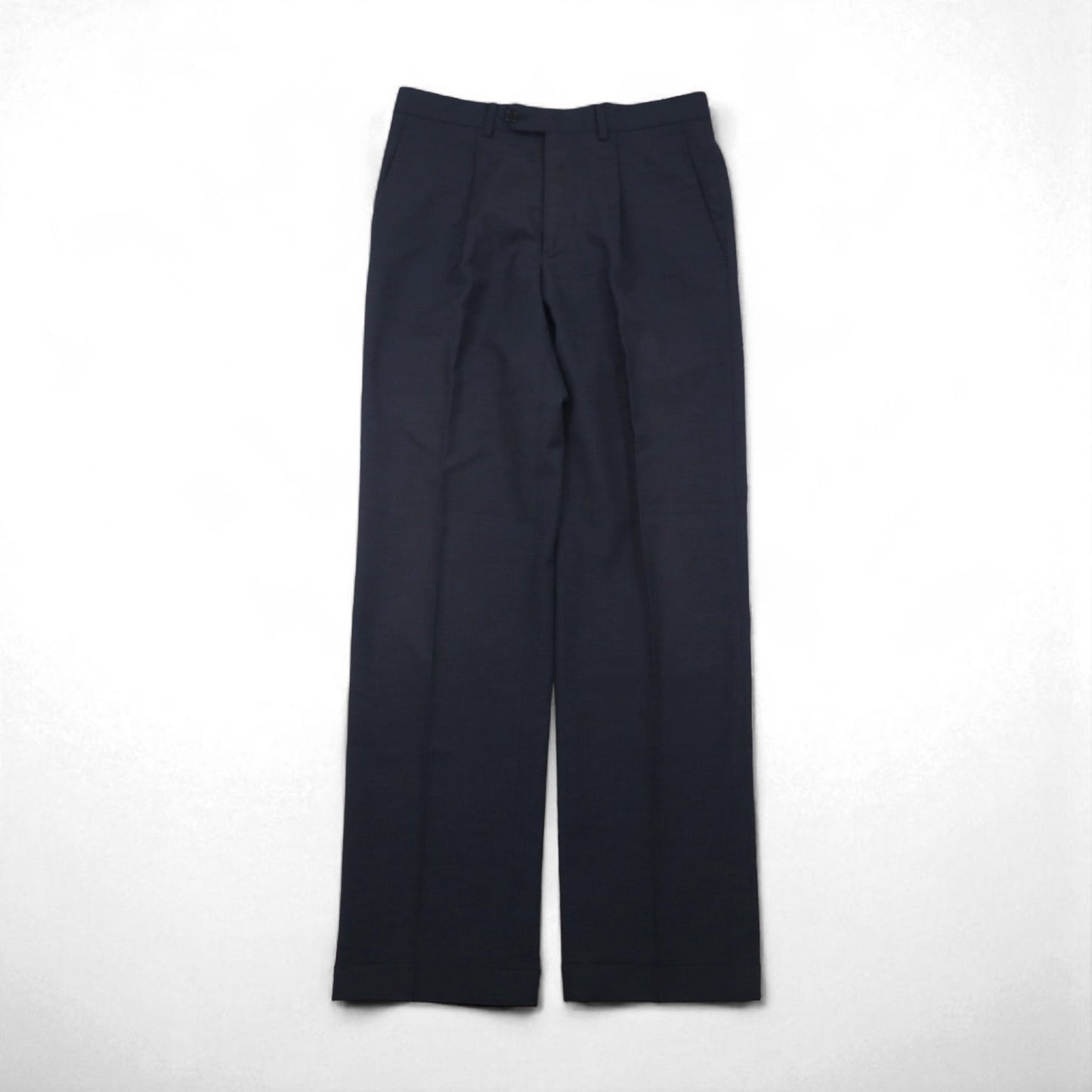 ARMANI COLLEZIONI Italian-made suit, size S, navy wool, GIORGIO