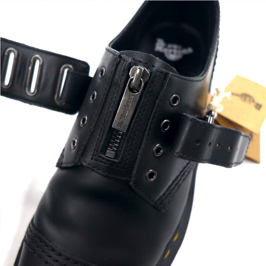 Dr. Martens belt dress shoes 26cm black smooth leather QUYNN LOW BUCKLE LEATHER SHOES 25603001