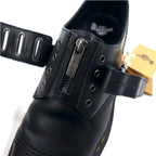 Dr. Martens belt dress shoes 26cm black smooth leather QUYNN LOW BUCKLE LEATHER SHOES 25603001
