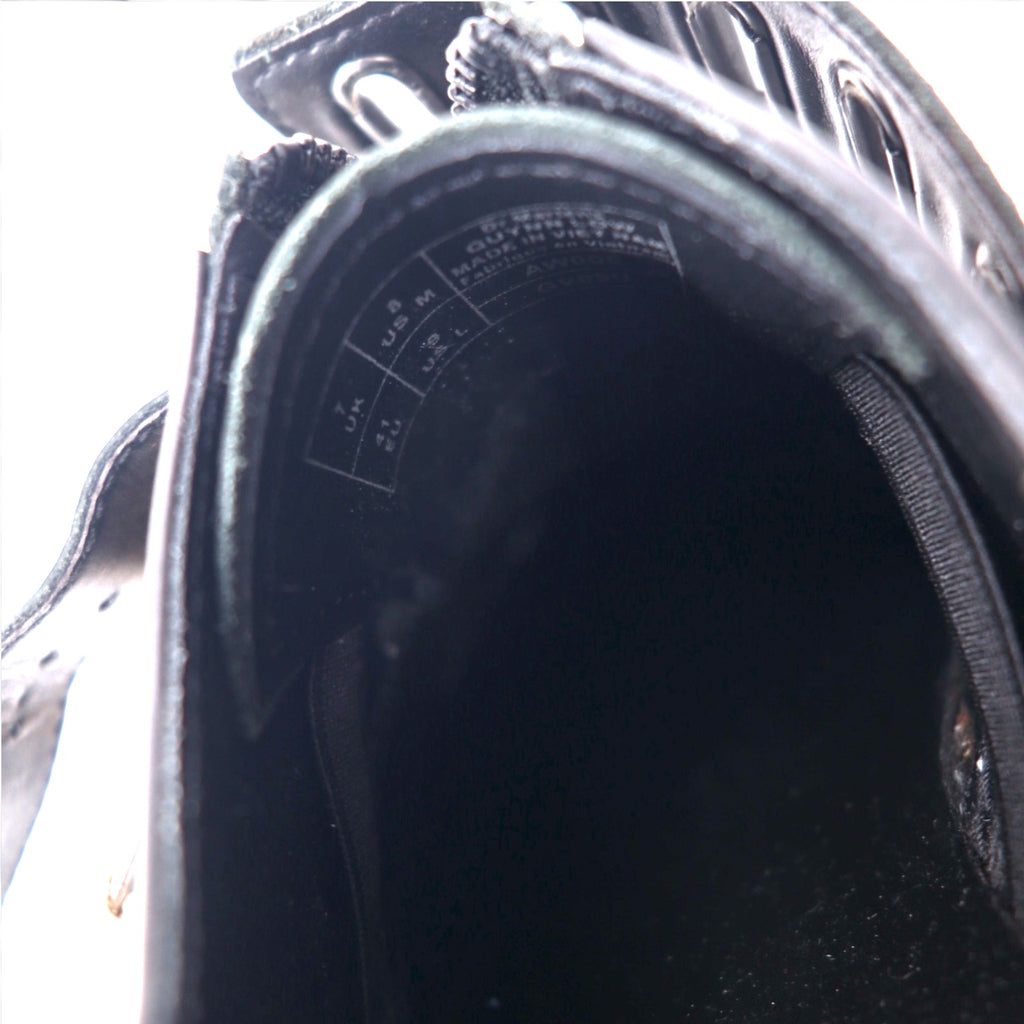 Dr. Martens belt dress shoes 26cm black smooth leather QUYNN LOW BUCKLE LEATHER SHOES 25603001