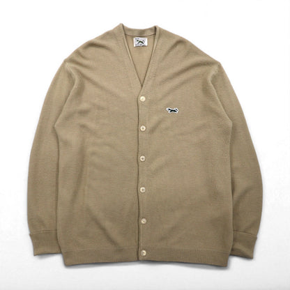 J.C.PENNEY アクリルニット カーディガン M ベージュ アクリル THE FOX COLLECTION