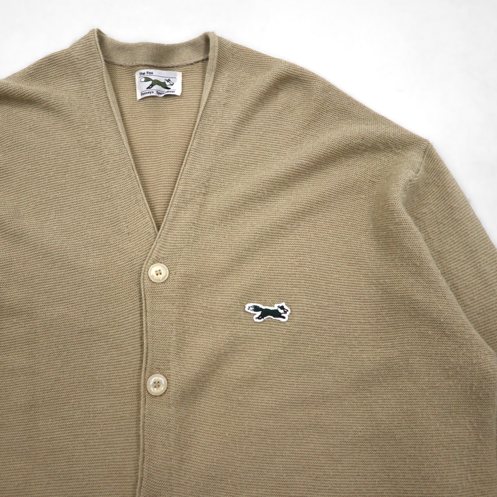 JC Penney FOX アクリルカーディガン 70's JC Penny 