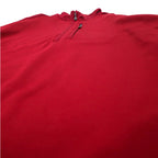NIKE GOLF Half-Zip Track Jacket Jersey L Red Fleece Liner THERMA FIT Swoosh Logo