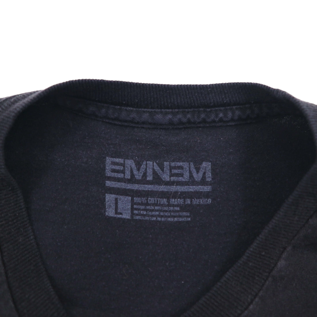 EMINEM エミネム BRAINLESS ヒップホップ Tシャツ L ブラック コットン スカル メキシコ製