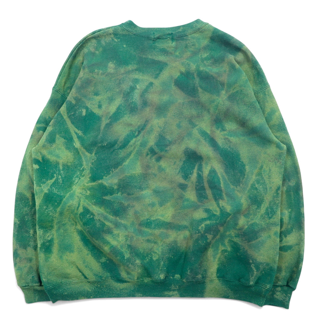 Polo by Ralph Lauren 90s USA made tie-dye sweatshirt XL green cotton stars and stripes POLO SPORT embroidery