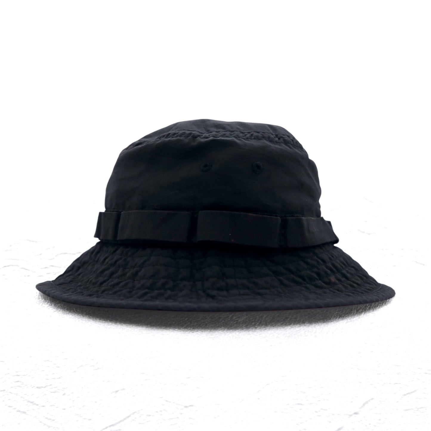 Stussy Ripstop Boonie Hat Nyco Ripstop Boonie Hat Bucket Hat S/M Black Nylon Stock Logo Embroidered