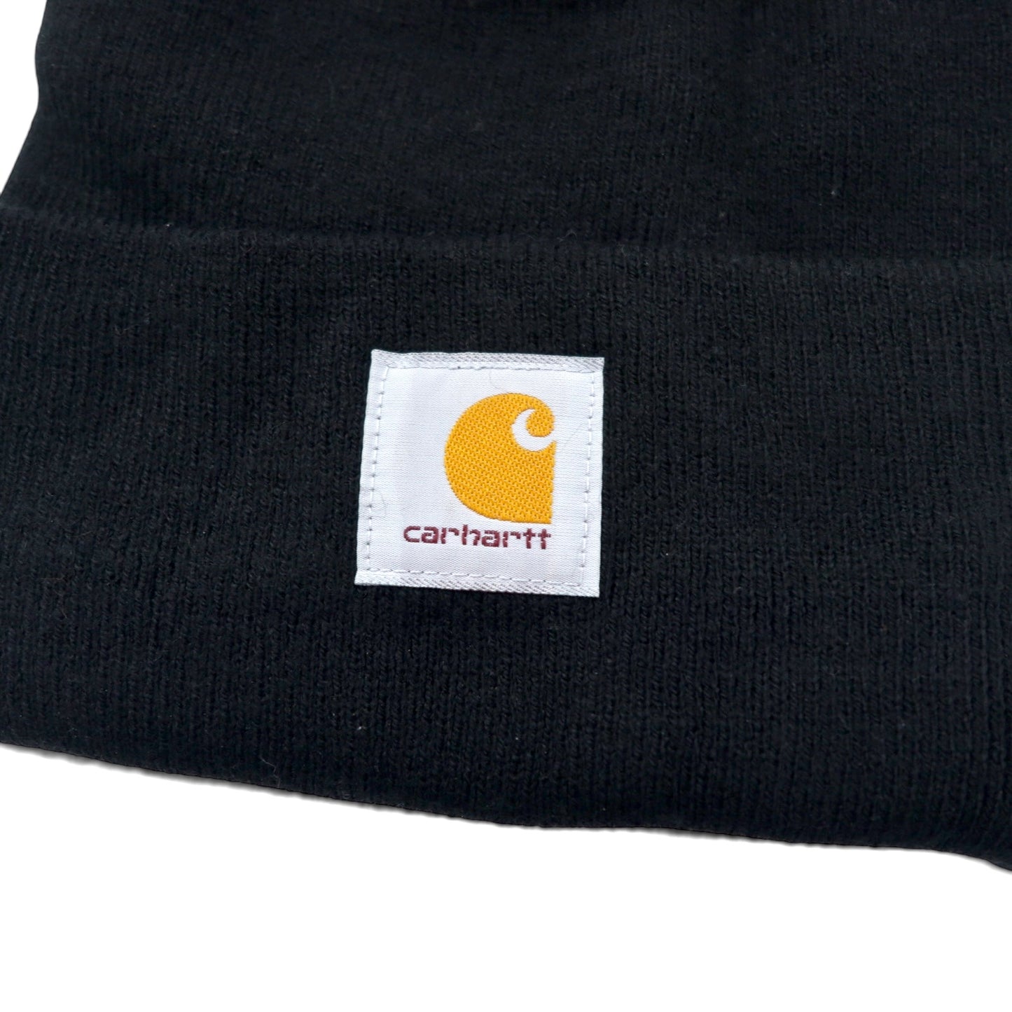 carhartt カナダ製 ニット帽 ビーニー ONE ブラック アクリル MADISON LOGO CAP