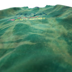 Polo by Ralph Lauren 90s USA made tie-dye sweatshirt XL green cotton stars and stripes POLO SPORT embroidery