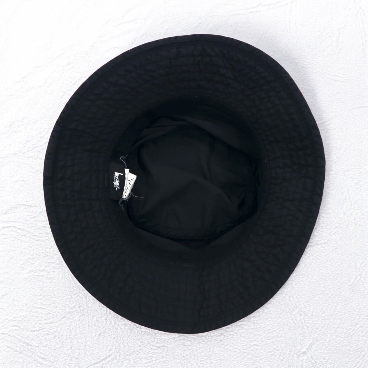 Stussy Ripstop Boonie Hat Nyco Ripstop Boonie Hat Bucket Hat S/M Black Nylon Stock Logo Embroidered
