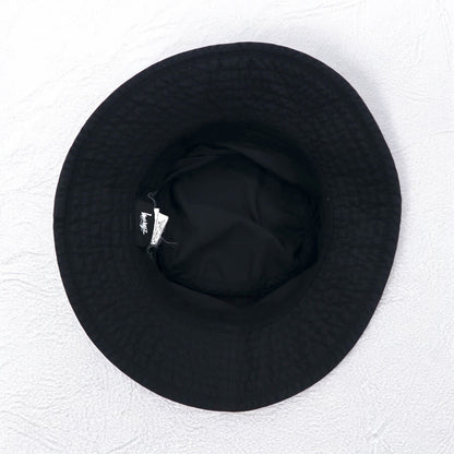 Stussy Ripstop Boonie Hat Nyco Ripstop Boonie Hat Bucket Hat S/M Black Nylon Stock Logo Embroidered