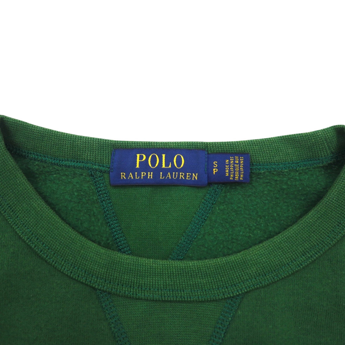 Polo Ralph Lauren Polo Bear V-neck sweatshirt, size S, green.