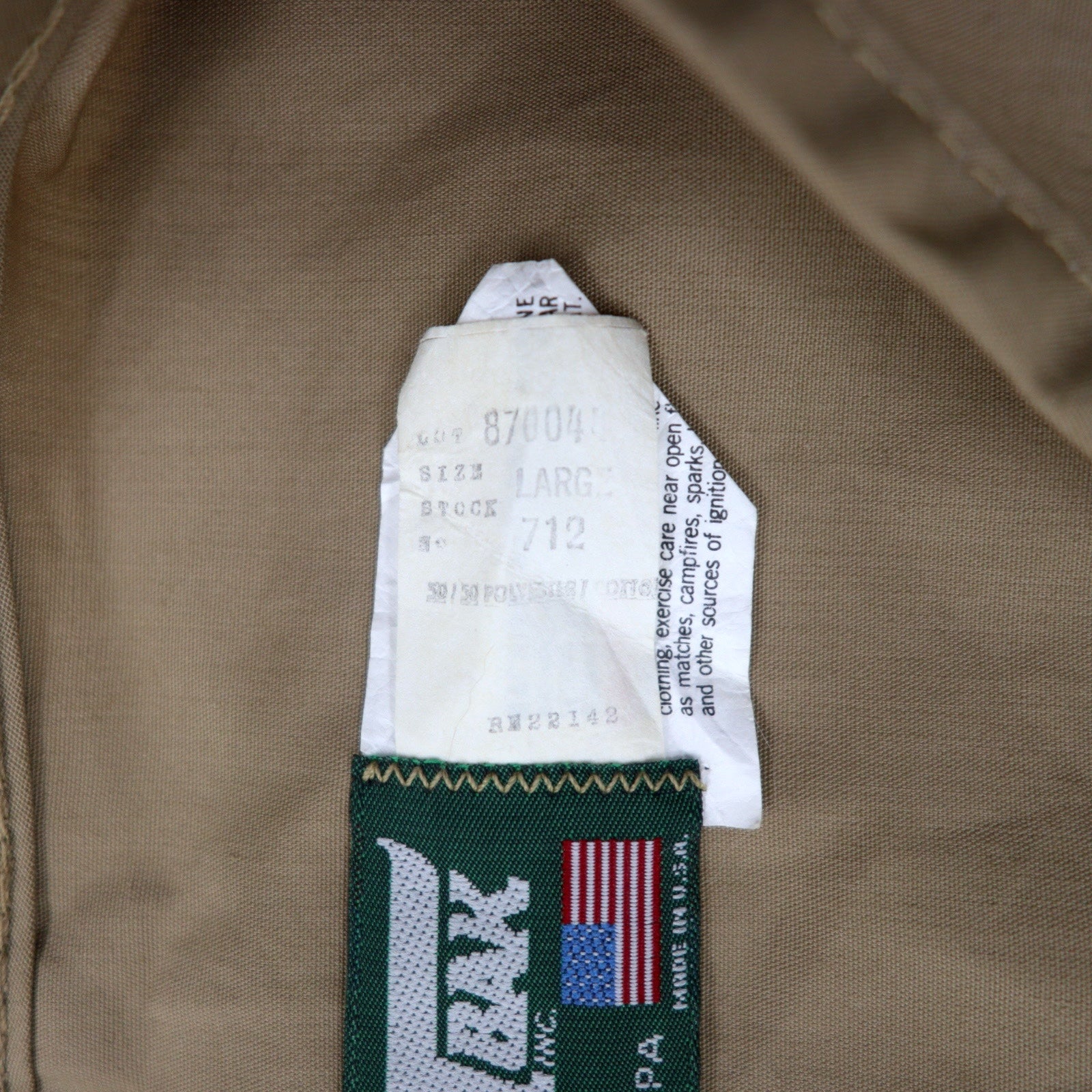 Made in USA 90s SAFTBAK Fishing Vest Hunting Vest L Beige IDEAL Zip