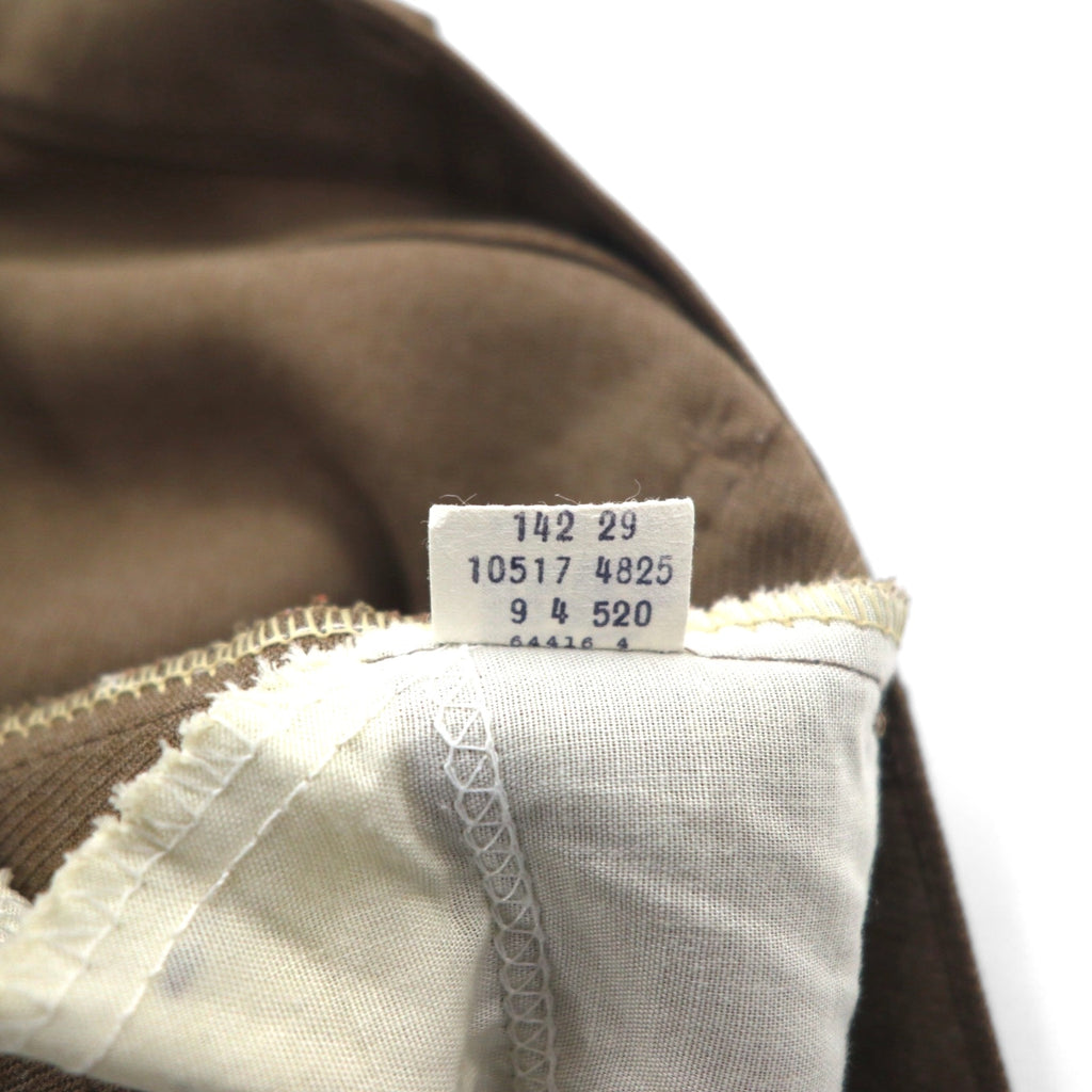 Levi's 80年代 USA製 ブーツカット スラックスパンツ L ブラウン ポリエステル 黒タブ 42TALONジップ 10517 4825