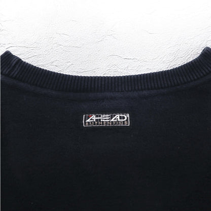 Vintage 90s Canada Made Sweatshirt AHEAD AUTHENTICS Made in Canada 90s Sweatshirt XL Black