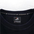 Vintage 90s Canada Made Sweatshirt AHEAD AUTHENTICS Made in Canada 90s Sweatshirt XL Black