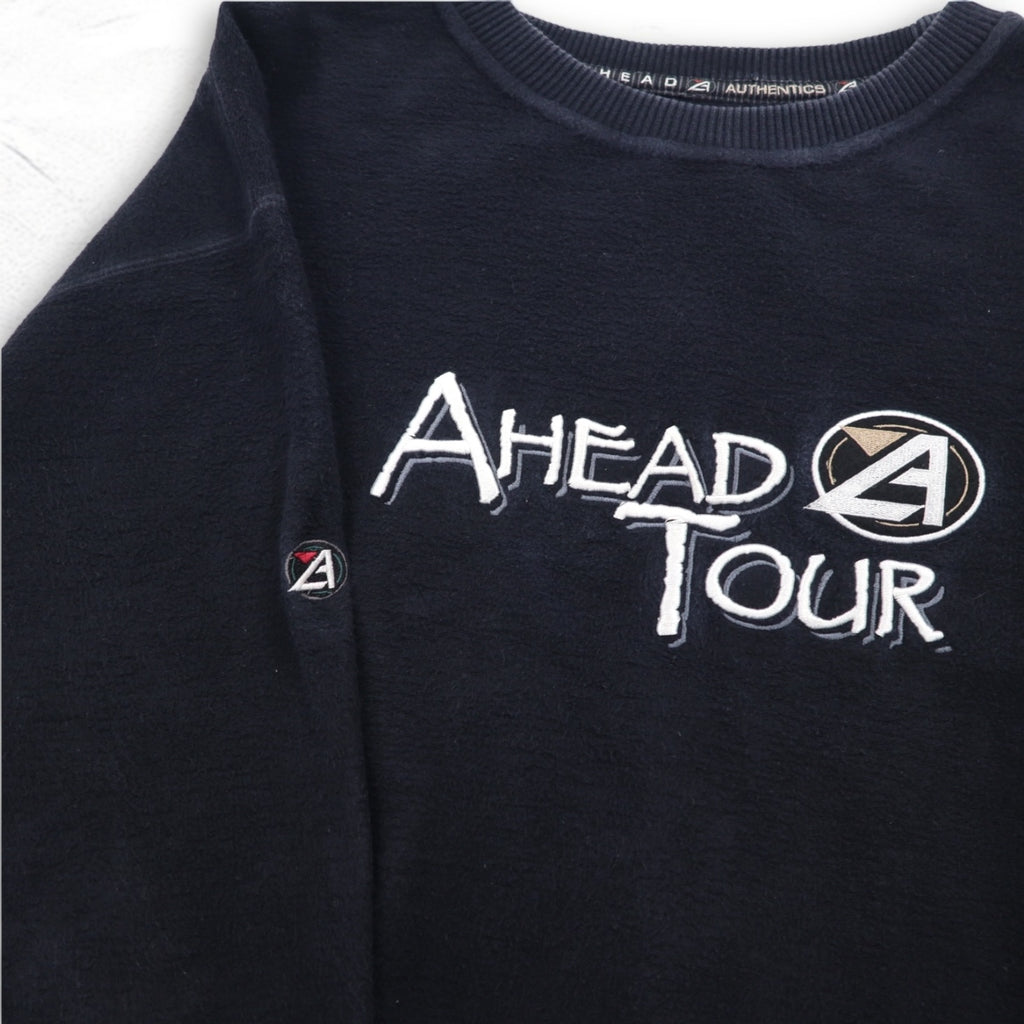 Vintage 90s Canada Made Sweatshirt AHEAD AUTHENTICS Made in Canada 90s Sweatshirt XL Black