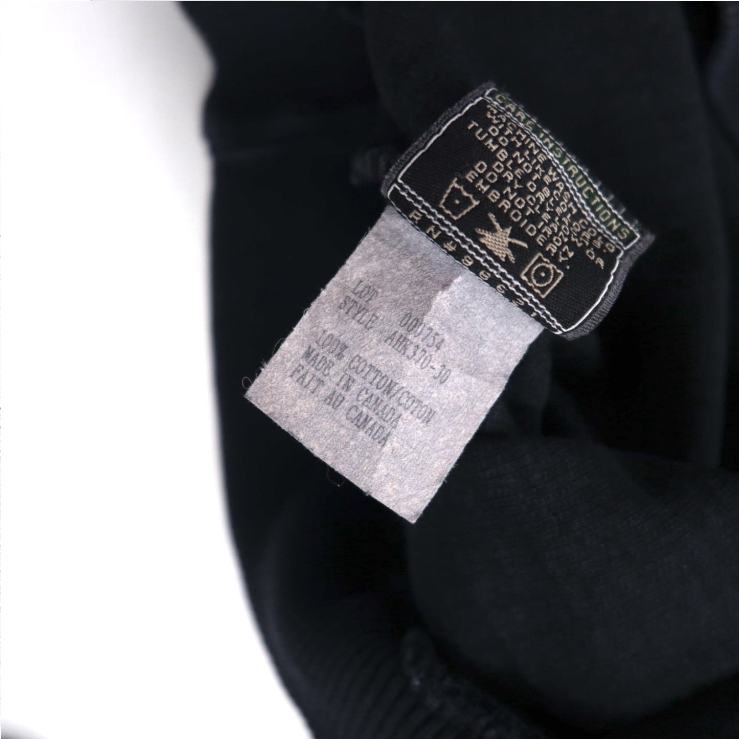 Vintage 90s Canada Made Sweatshirt AHEAD AUTHENTICS Made in Canada 90s Sweatshirt XL Black