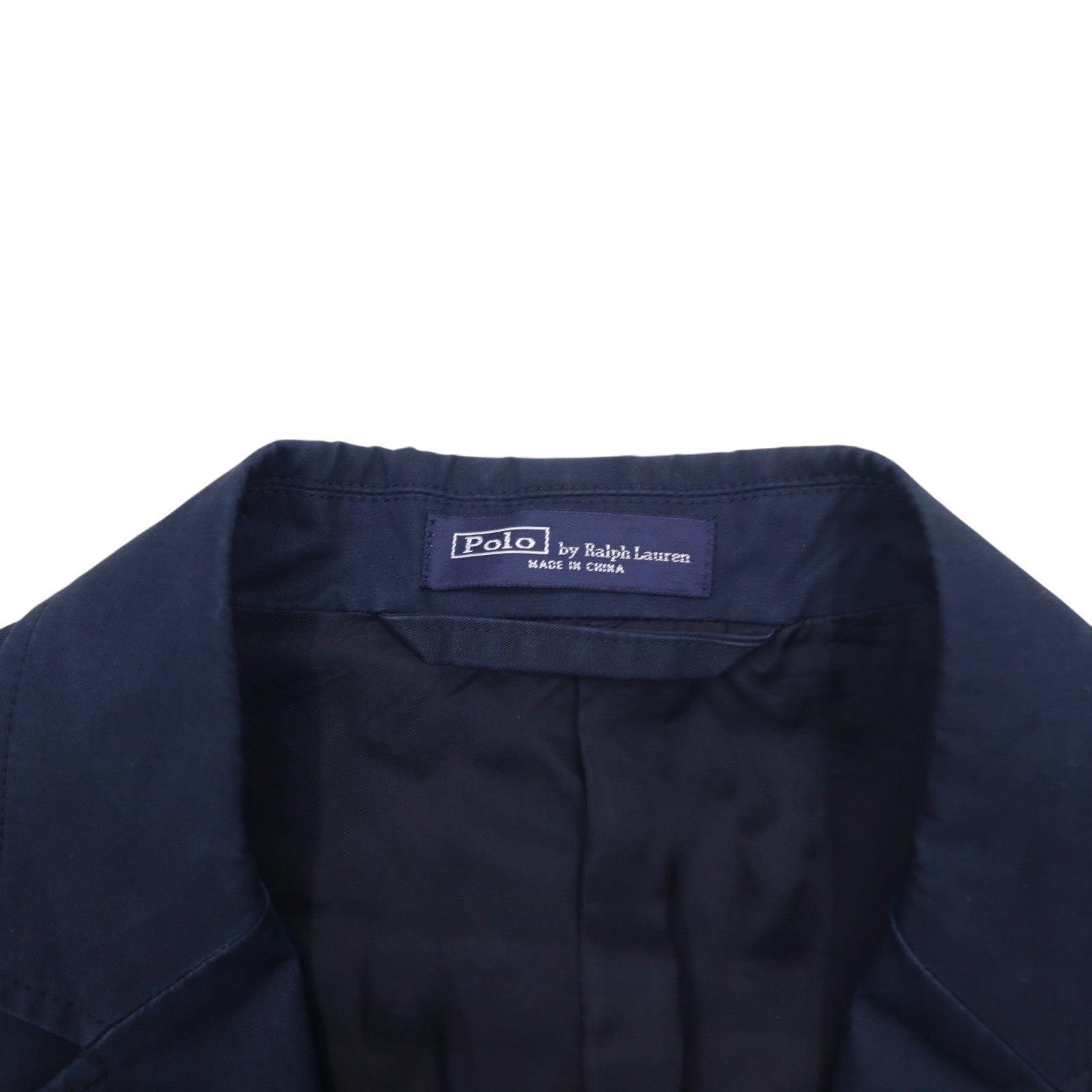 Polo by Ralph Lauren 3B Tailored Jacket L Navy Cotton – 日本