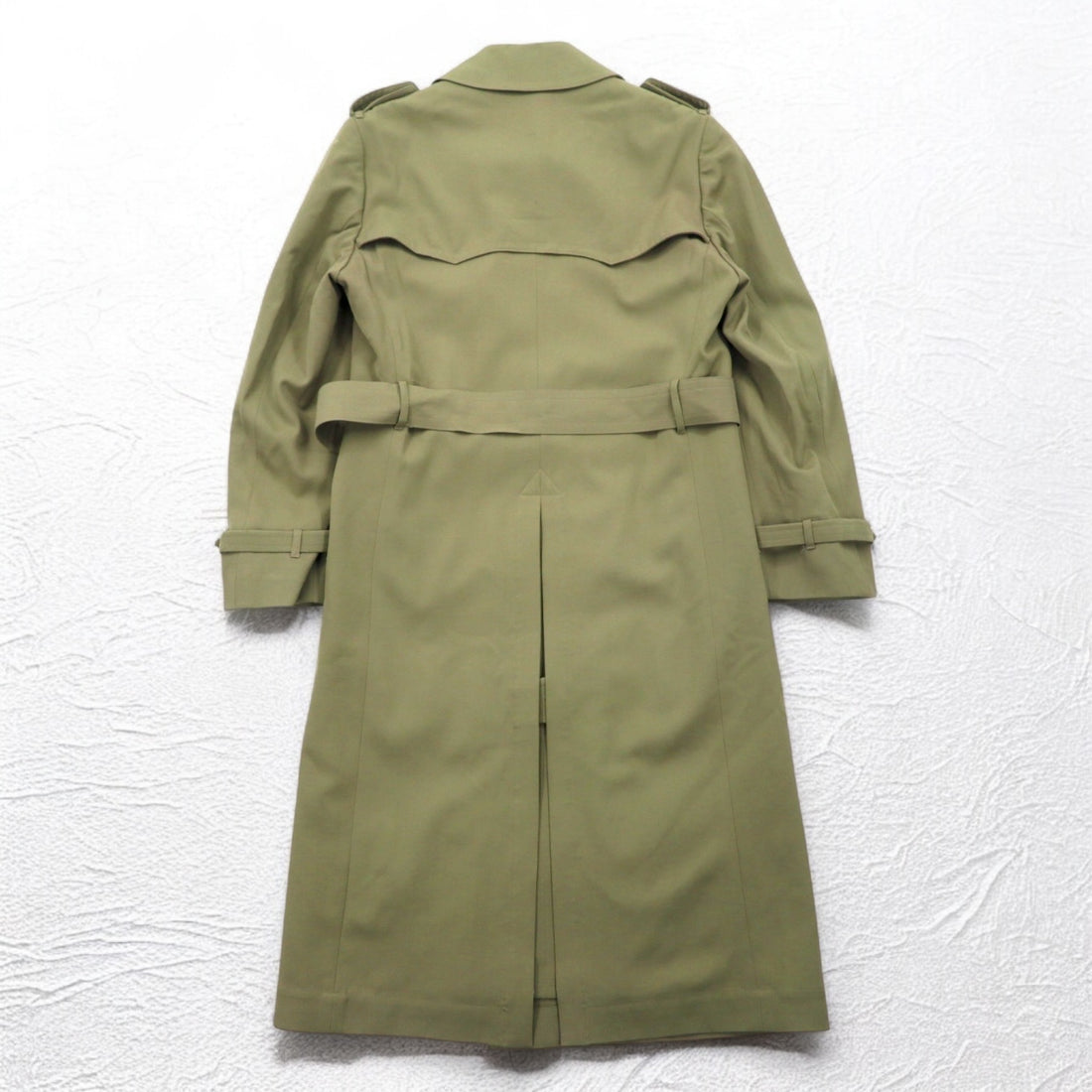 Vintage 80s Japan Made Trench Coat SANYO (BLUE FLAG) 80s Double Breasted Trench Coat M Belted Made in Japan