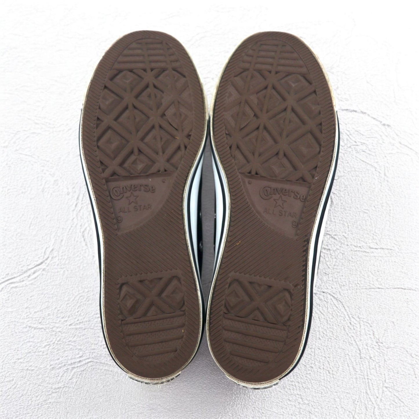 CONVERSE レザー オールスターハイ LEATHER ALL STAR HI ハイカット スニーカー 27.5cm ブラック 1B908