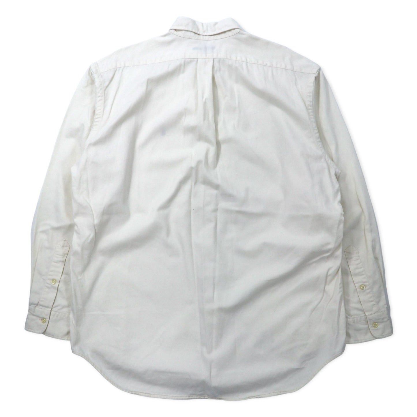 Ralph Lauren ボタンダウンシャツ L ホワイト コットン THE BLAIRE スモールポニー刺繍 ビッグサイズ
