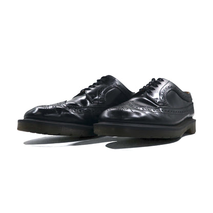 Dr.Martens ウイングチップ フルブローグ ドレスシューズ 27cm ブラック レザー 3989