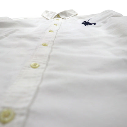 Ralph Lauren 90年代 ビッグポニー オックスフォード ボタンダウン シャツ M ホワイト コットン ナンバリング