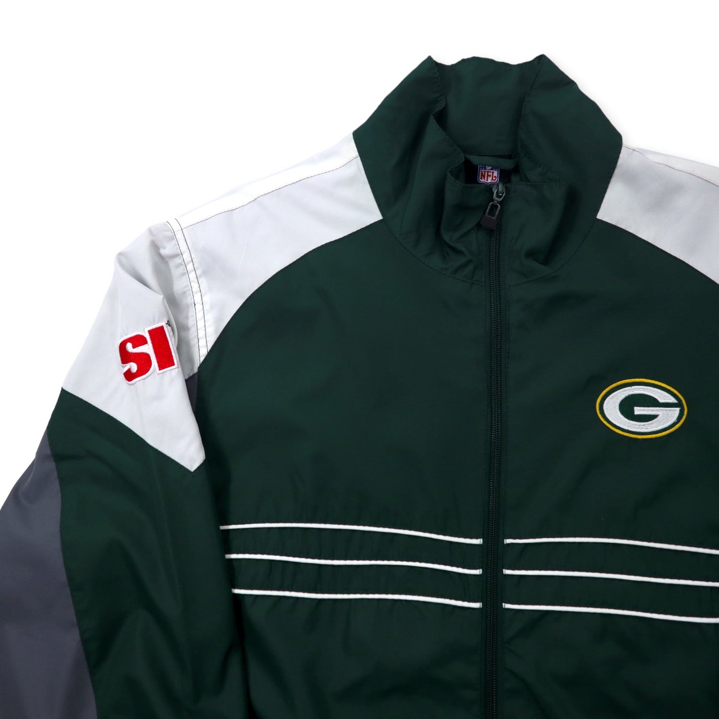 Reebok NFL Green Bay Packers Track Jacket Windbreaker L Green Polyester  Packers Logo Embroidery – 日本然リトテ