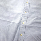 Ralph Lauren 90s Oxford Button-down Shirt 18-36 Blue Cotton Small Pony Embroidery YARMOUTH