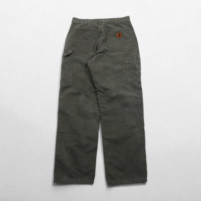 carhartt ルーズフィット ウォッシュド ダック ユーティリティー ワークパンツ M カーキ LOOSE FIT B111 ペインターパンツ メキシコ製