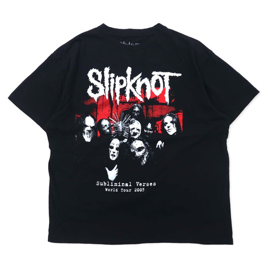 Slipknot バンドTシャツ L ブラック コットン Subliminal Verses