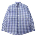 日本然リトテ-古着オンライン-Polo by Ralph Lauren 90年代 ドレスシャツ L ブルー チェック コットン WESTERTON-Polo by Ralph Lauren 90's Dress Shirt L Blue Checked Cotton WESTERTON