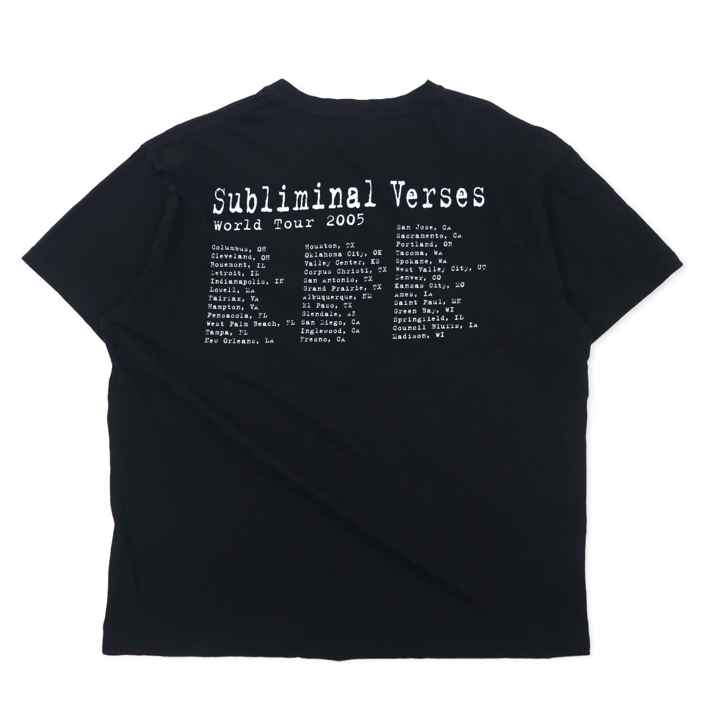 Slipknot バンドTシャツ L ブラック コットン Subliminal Verses