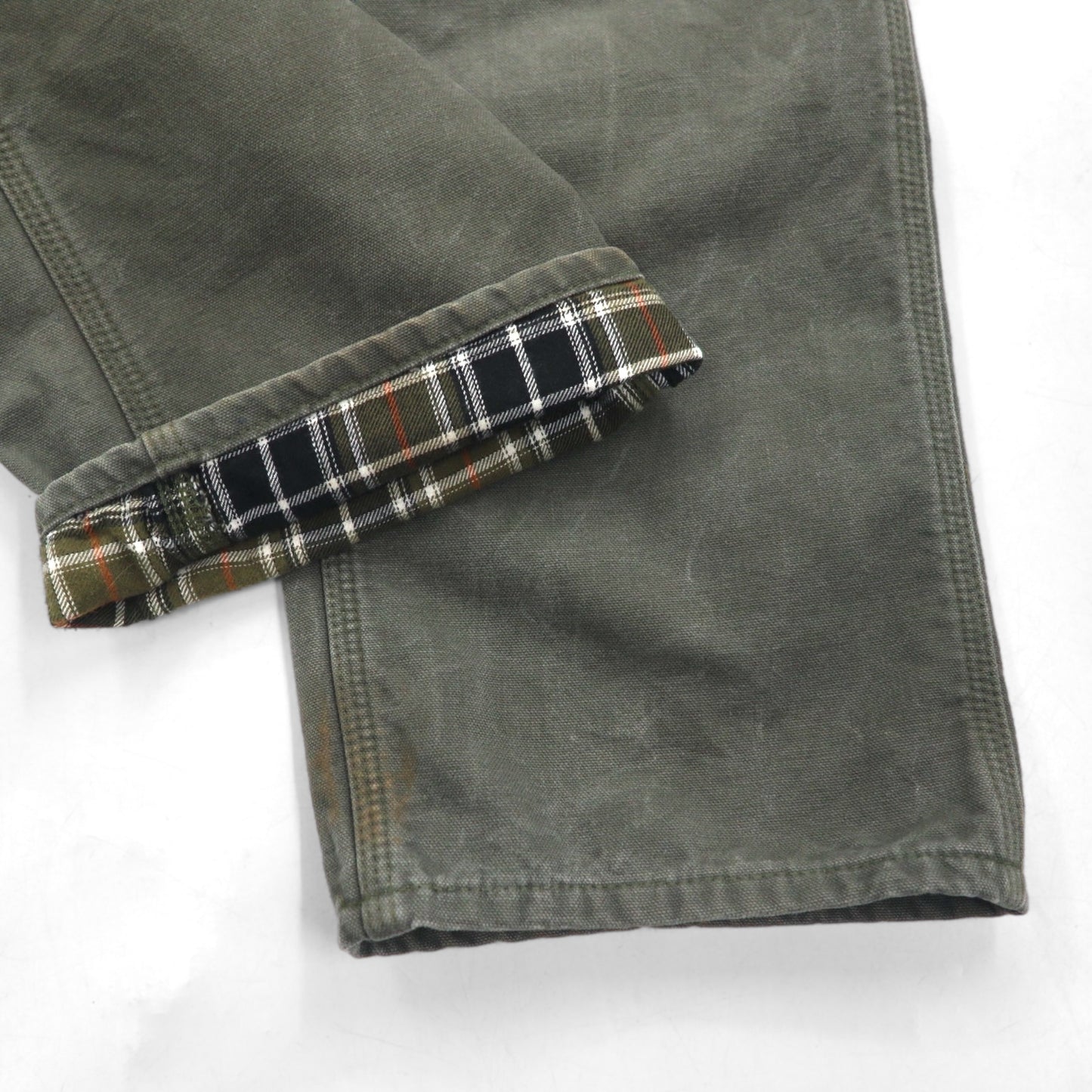 carhartt ルーズフィット ウォッシュド ダック ユーティリティー ワークパンツ M カーキ LOOSE FIT B111 ペインターパンツ メキシコ製