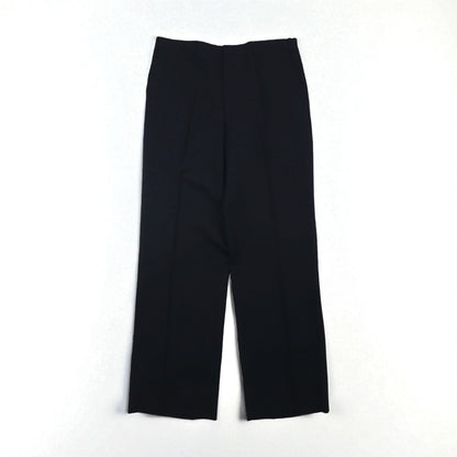 BURBERRY 90s PRESTIGE COLLECTION Made in Japan Peak Lapel Double-Breasted Suit, Size M, Navy Wool