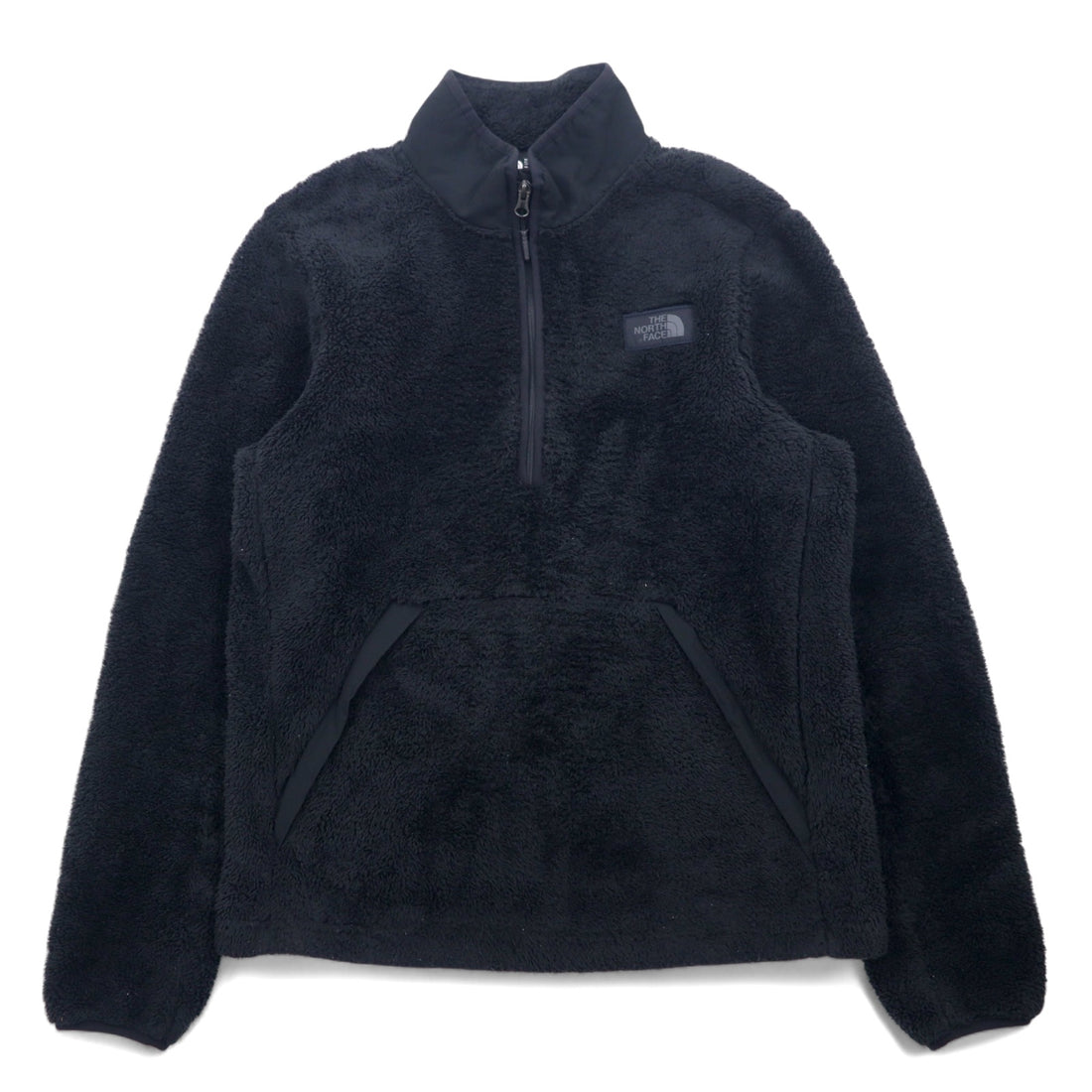 日本然リトテ-古着オンライン-THE NORTH FACE ハーフジップ フリースジャケット M ブラック ポリエステル CAMPSHIRE PULLOVER NF0A33QX-THE NORTH FACE half zip fleece jacket M black polyester CAMPSHIRE PULLOVER NF0A33QX