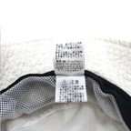 THE NORTH FACE UVケア ステッチハット バケットハット M ホワイト ナイロン 刺繍 ドローコード NN01629
